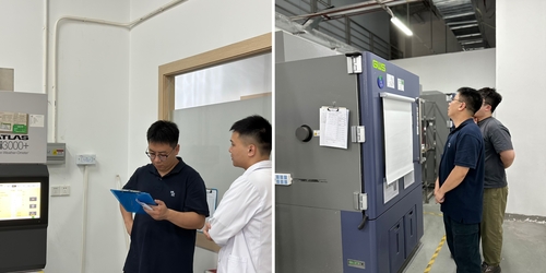 岚图汽车科技有限公司一行到访中国质量认证中心华南实验室2