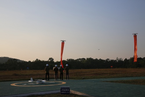 深圳分中心参加华南首个无人机测试场启用仪式1