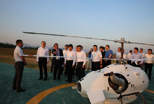 深圳分中心参加华南首个无人机测试场启用仪式